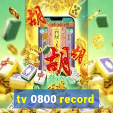 tv 0800 record